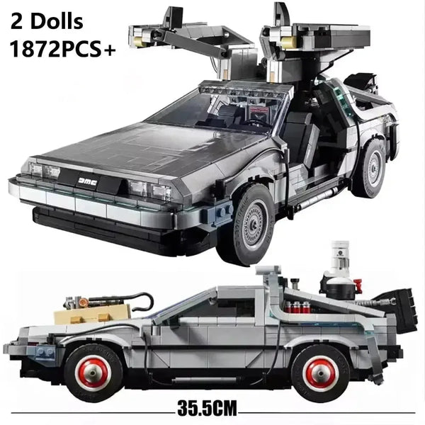 Delorean back to the future Time Machine 10300/ 1872pcs building outlet set READ DESCRI