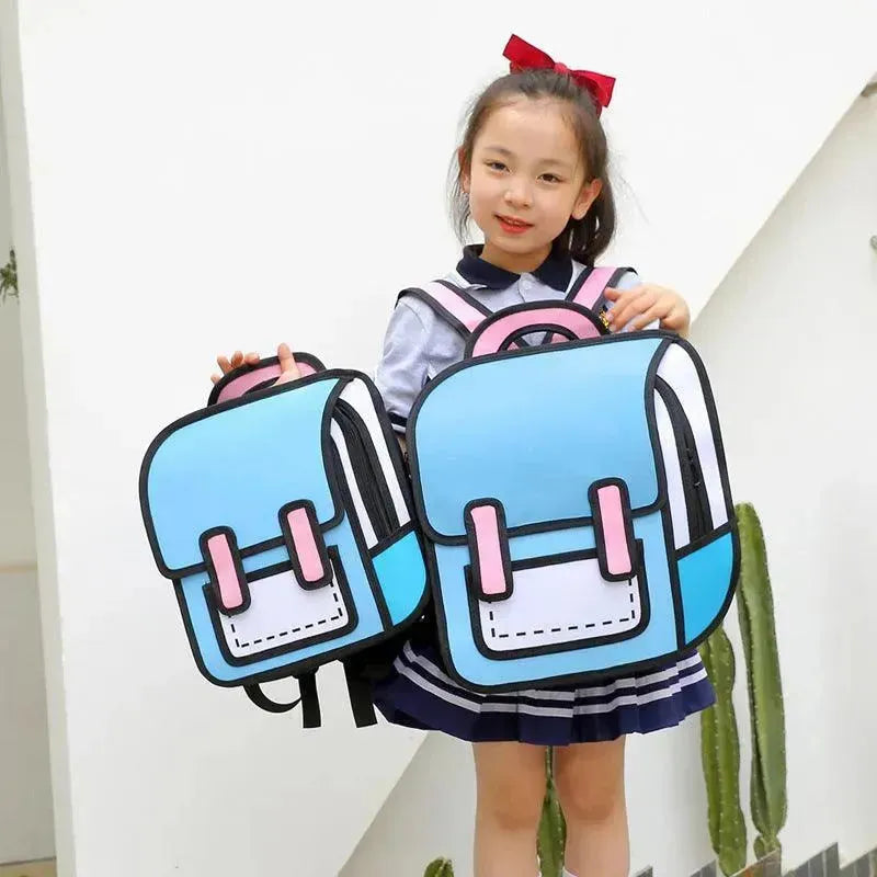 Girls back orders pack with unique art