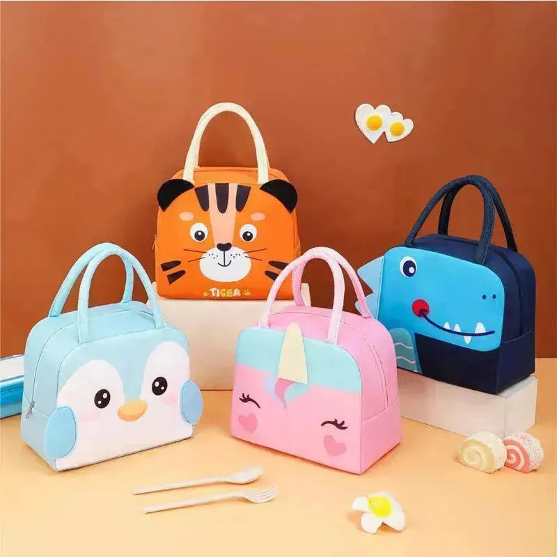 3D Animal Design Best Heat Retention Lunch Bags For Kids