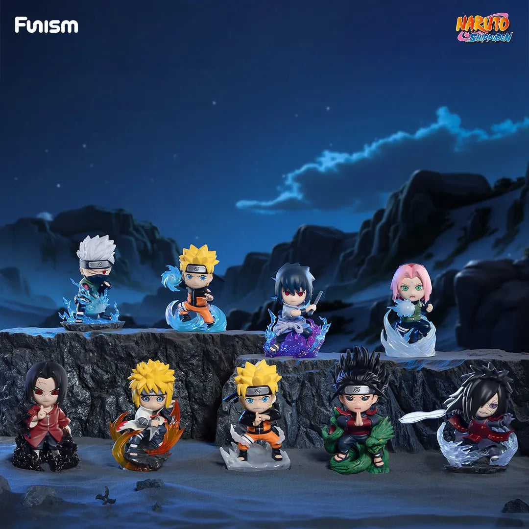NARUTO funism ULTIMATE バトル フィギュア 8体 Funism Naruto Shippuden Ultimate Battle Blind Box