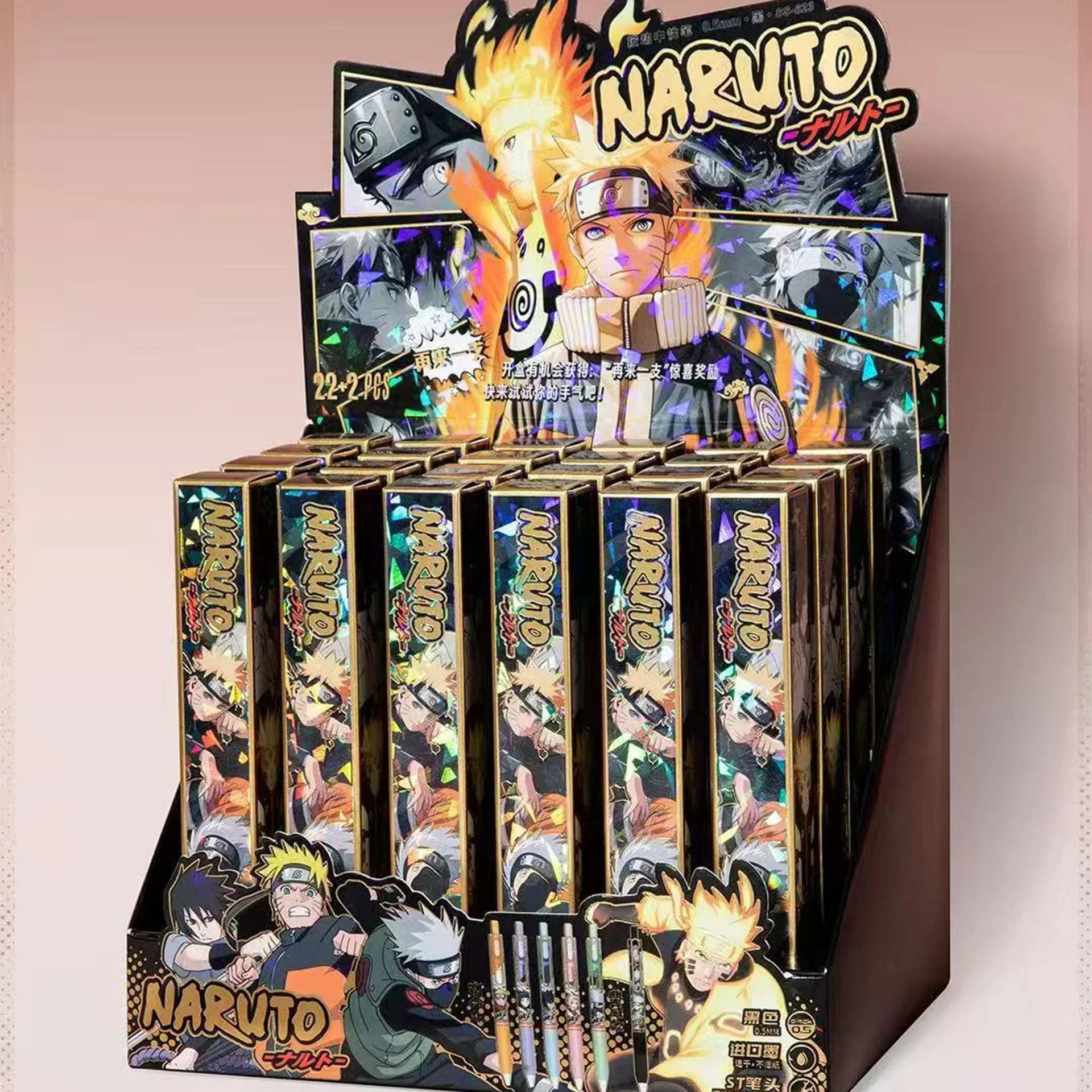 Naruto Ninja Notes Mystery Box Gel Pen