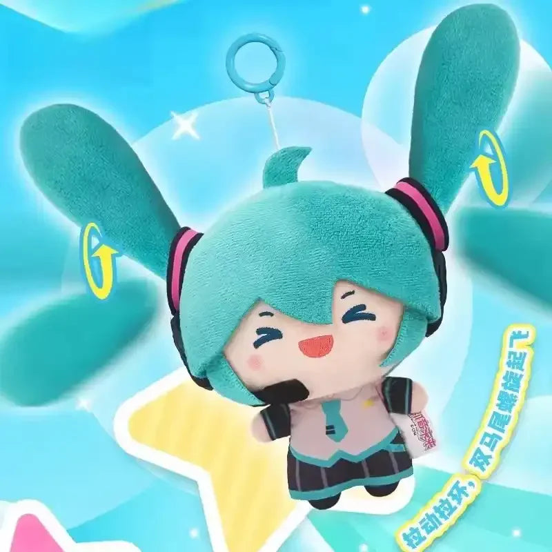 Hatsune Miku Pull String Plush Keychain