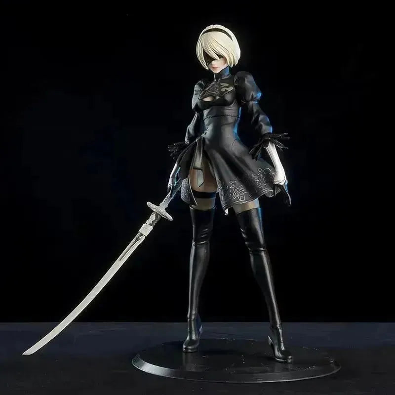 Sexy! NieR : Automata 2B 8.5” Model hotsell Statue Cast Off Figure! Must see pics!