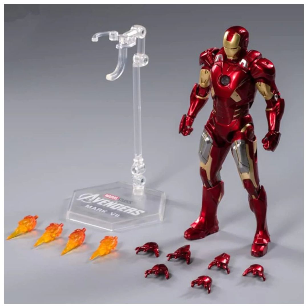 MARVEL IRON MAN Mark 7 1/8スケールフィギュア ZD Toys Iron Man Mark VII Luminous Figure