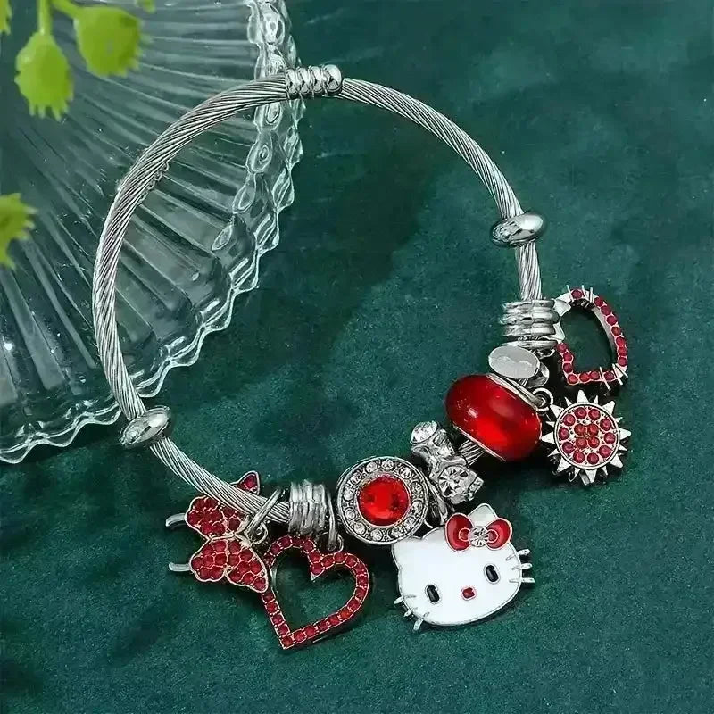 Charms Beads Pandora Bracelet Hello Kitty Hello Kitty Charm