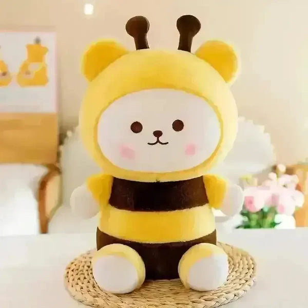 Cute Bee Bear Plushie (25 cm)