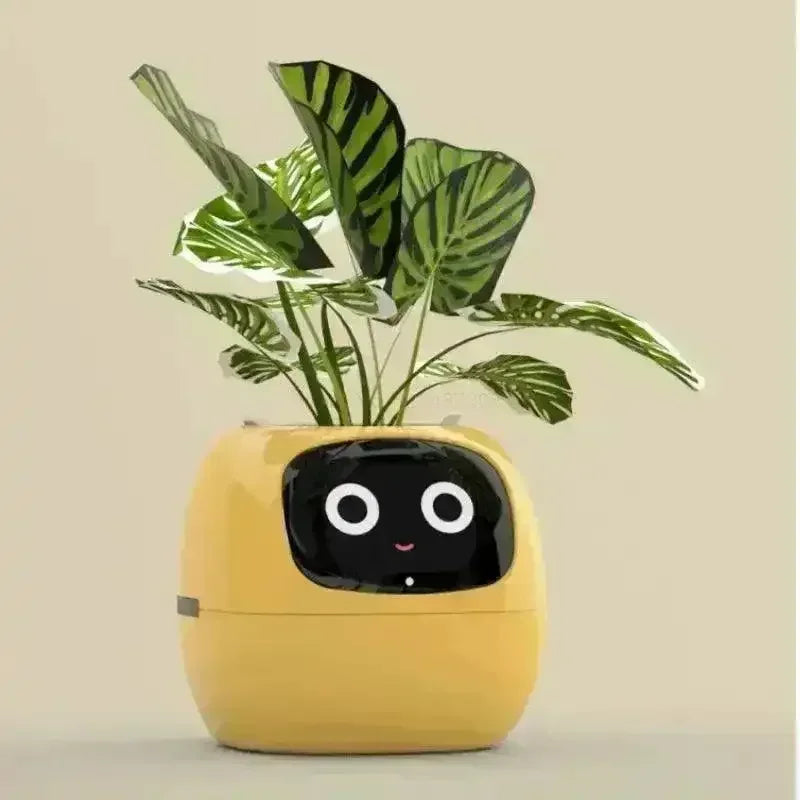 Smart Planter Robot Holiday Gift Söpö Kasvirobotti Sisä- Ja Ulkoilmapurppurille_Purple