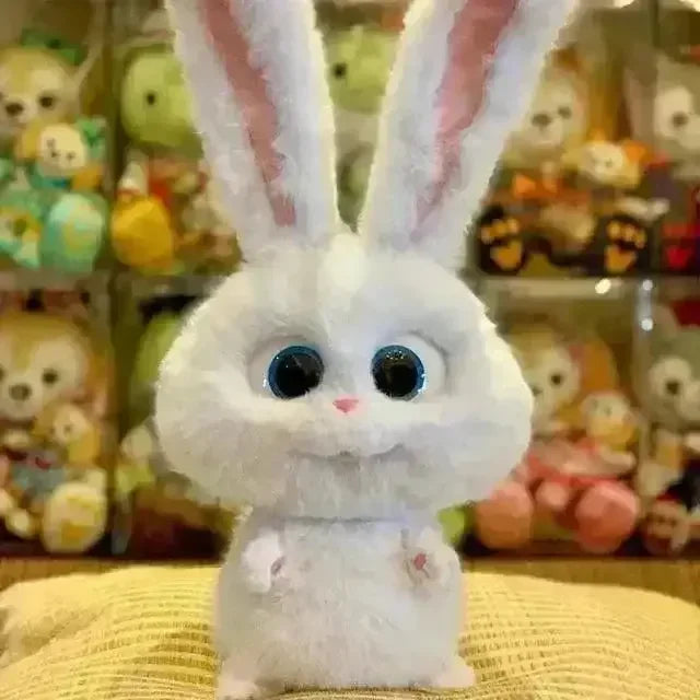 Without Carrot Cute Snowball Rabbit Plushie - Main Image