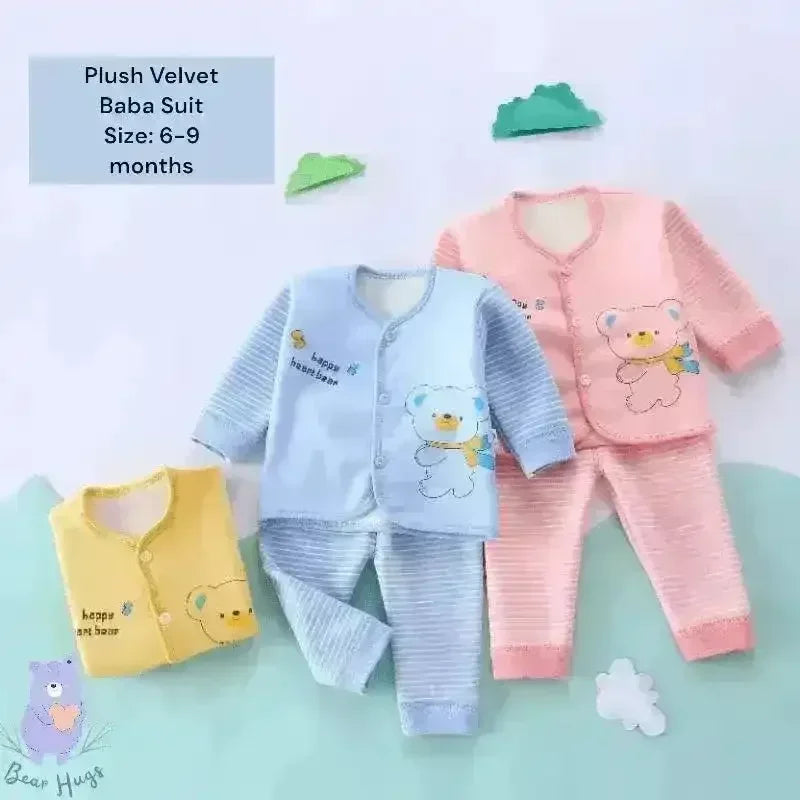 Plush Velvet Baba Suit