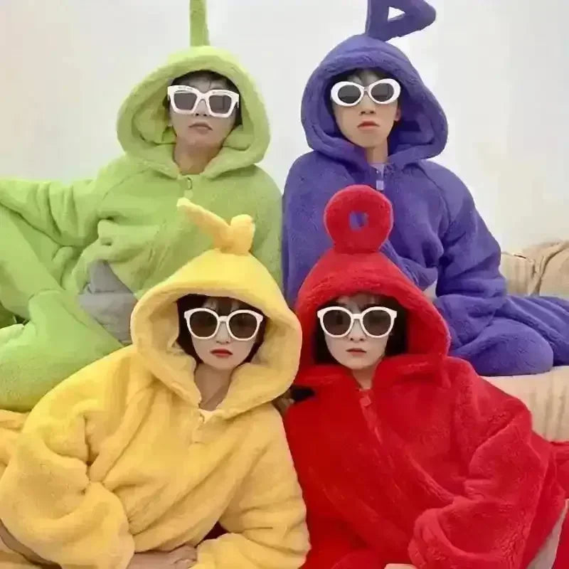 Teletubbies Adult Onesie Pajama Suit - Main Image