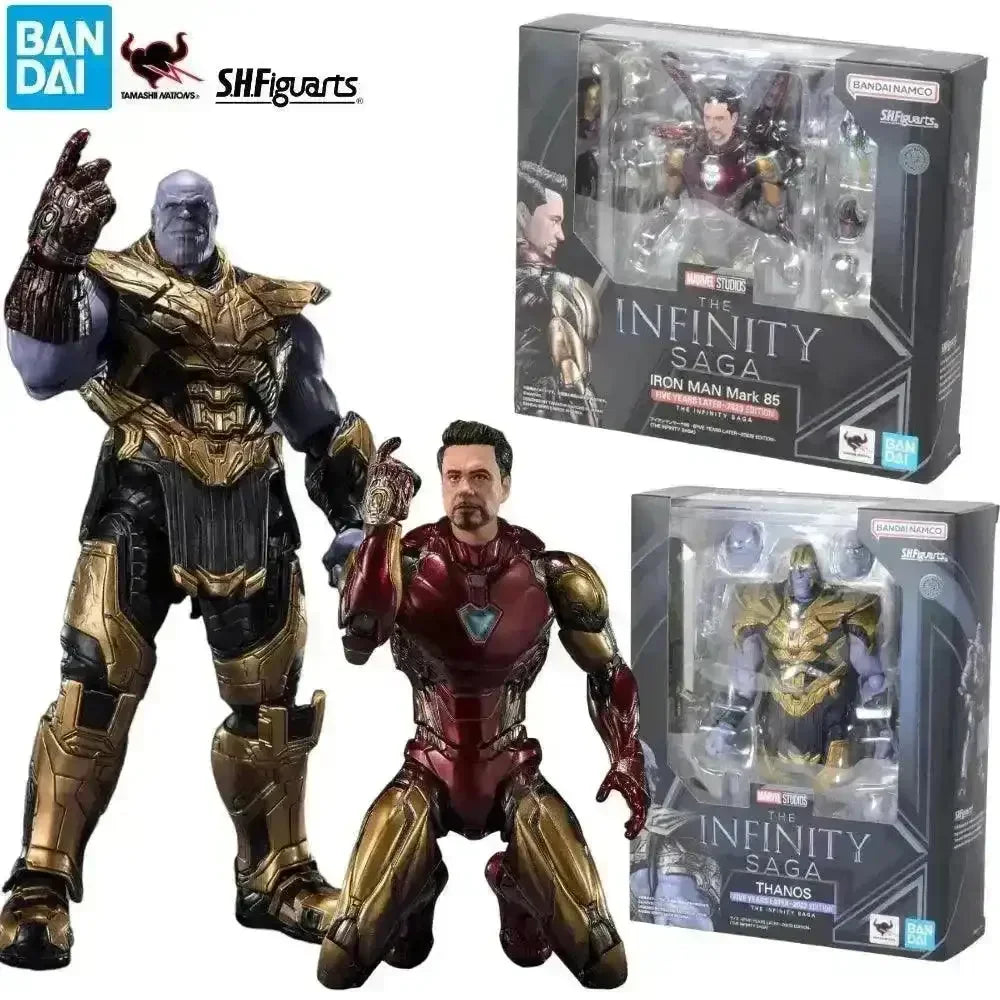 Thanos and Iron Man Endgame Figurines
