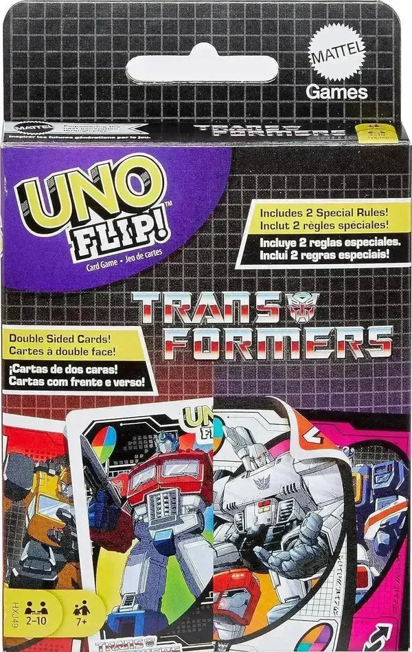 UNO Flip Transformers Card Game Top Indoor Games For Family
