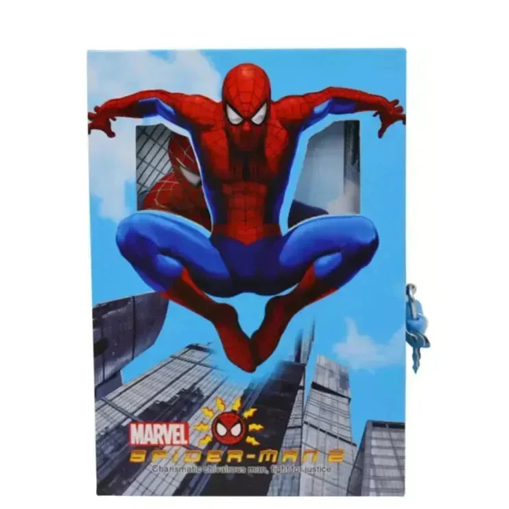 Coffret Journal Intime Spider-Man Avec Cadenas Et Stylo Magique – Cadeau Pour Fans De Super-Héros