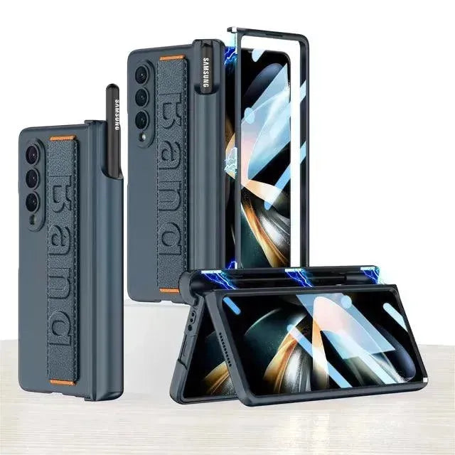 Bear Design Case For Samsung Galaxy Z Fold 2, Z Fold 3 Case With Grip. orders