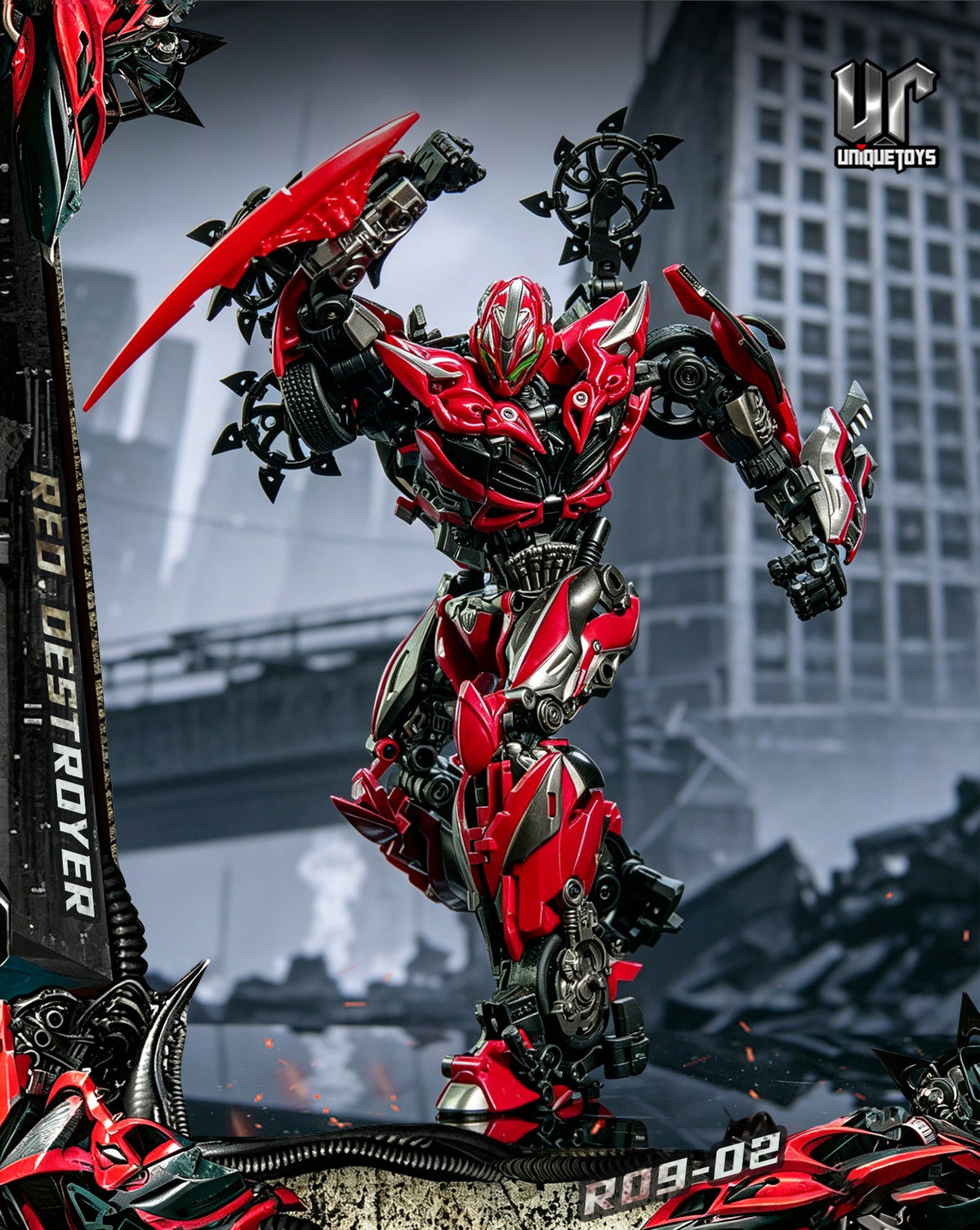 UT R09-02 Red Destroyer Stinger Repaint Figure - Bear Hugs