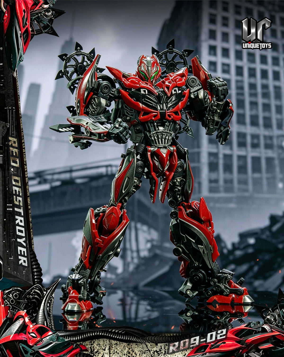UT R09-02 Red Destroyer Stinger Repaint Figure - Bear Hugs