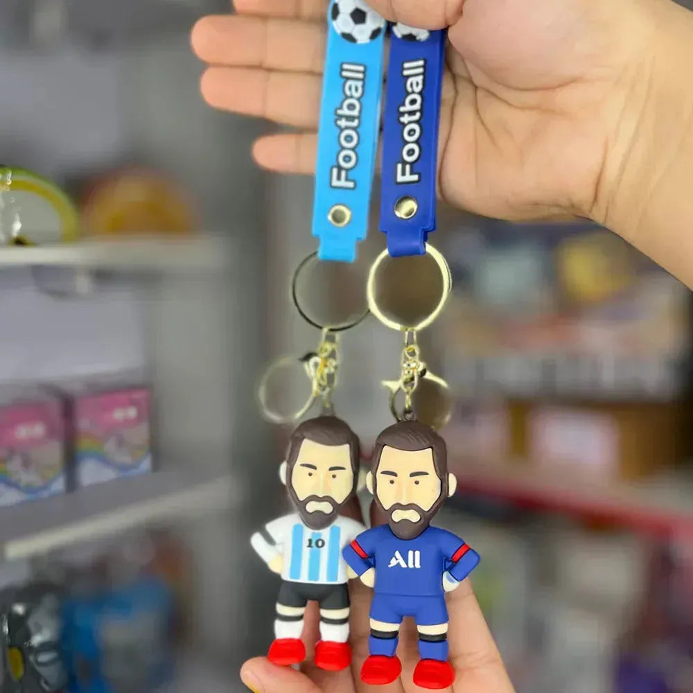 Sporty Lionel Messi 3D Keychain