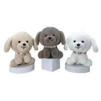 Cute Puppy Sitting Plush Toy (25 cm)