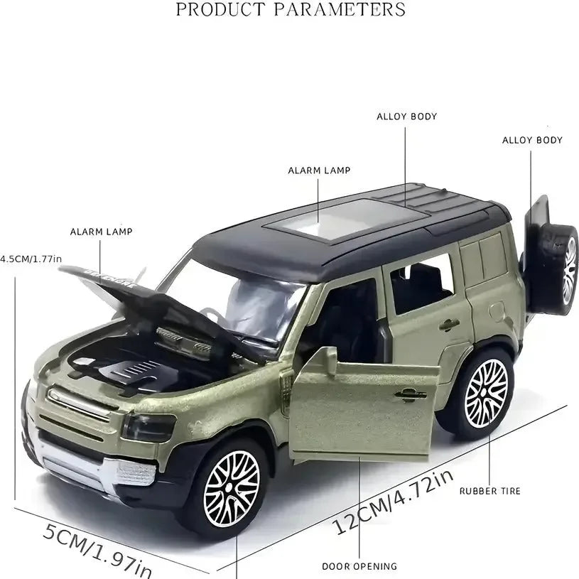 Pull-Back Defender 1:36 Scale Vehicle
