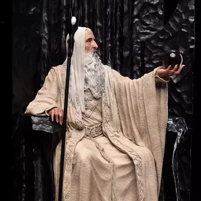 Saruman on Throne Collector's Action Figure