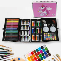 Unicorn Themed Art Suitcase (145 Pcs)