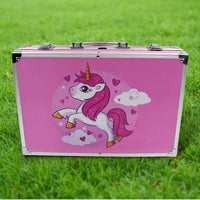 Unicorn Themed Art Suitcase (145 Pcs)