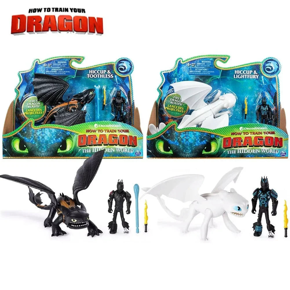Toothless & Light Fury Interactive Action Figures