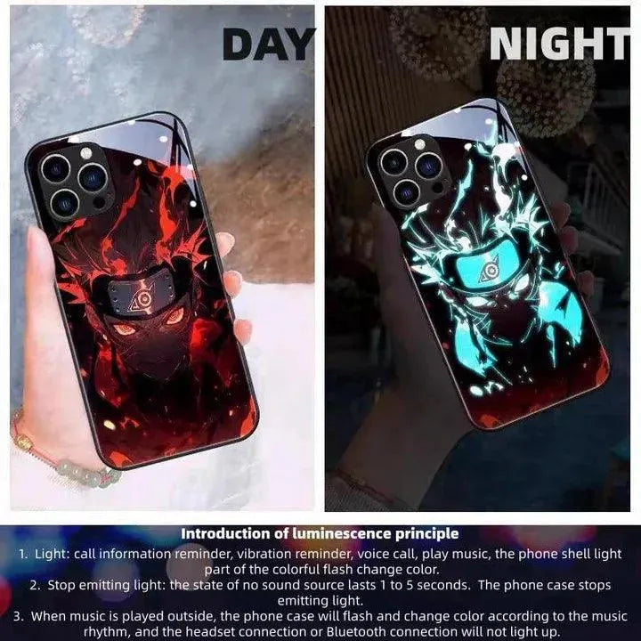 Glowing Naruto Flashing Smart LED Cover (For iPhone) - Bear Hugs