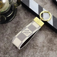 Signature Loop Premium Leather Keychain