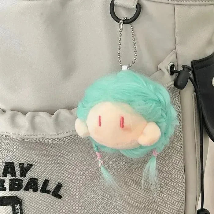 Wiggly Wonders Doll Head Keychain