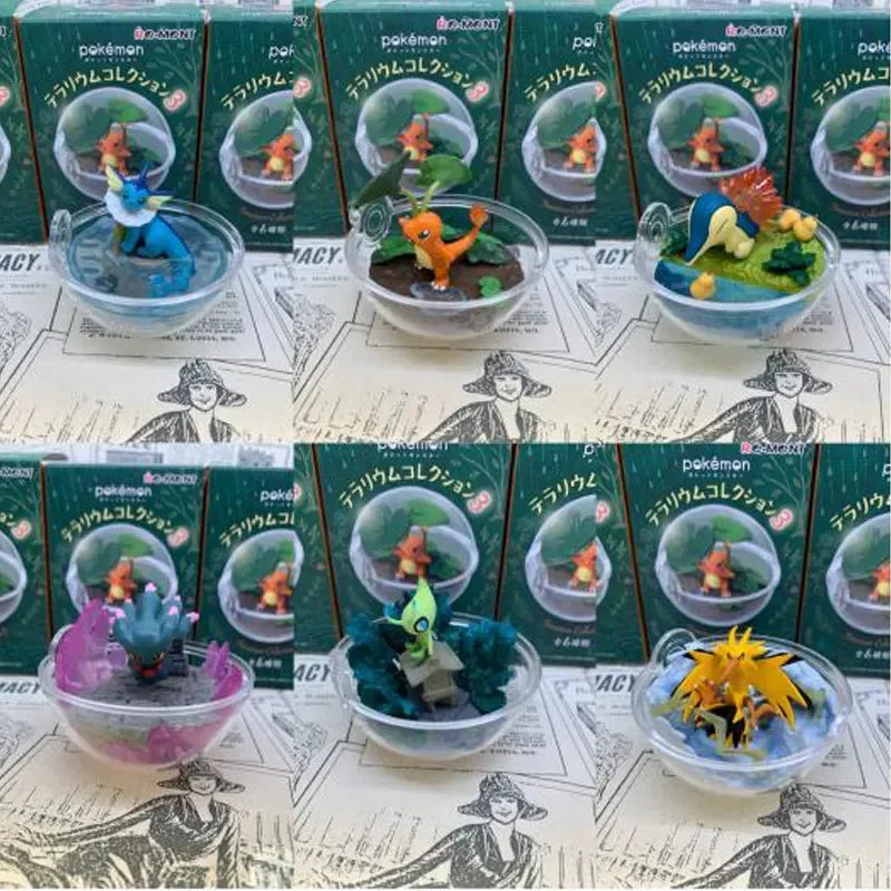 Pokimoen Crystal Pokéball Action Figures (Set of 6)