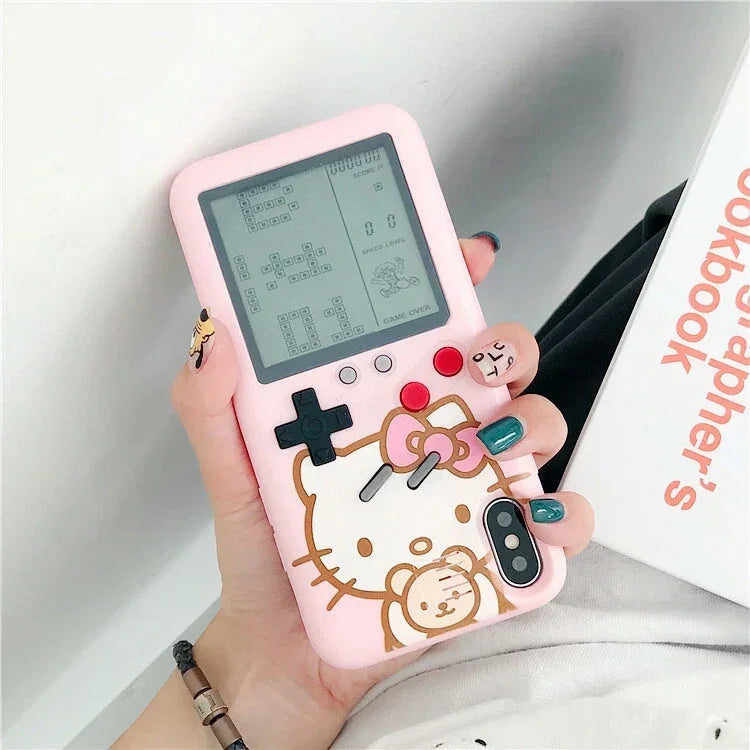 Cartoon Gameconsole Phone Case for iphone 6/6s/6plus/7/7plus/8/8P/X/XS/XR/XS Max/11/11pro/11pro max/12/12Pro/12Pro Max/13/13Pro/13Pro max/14/14Pro/14Pro max/14Plus PN0599 - Bear Hugs