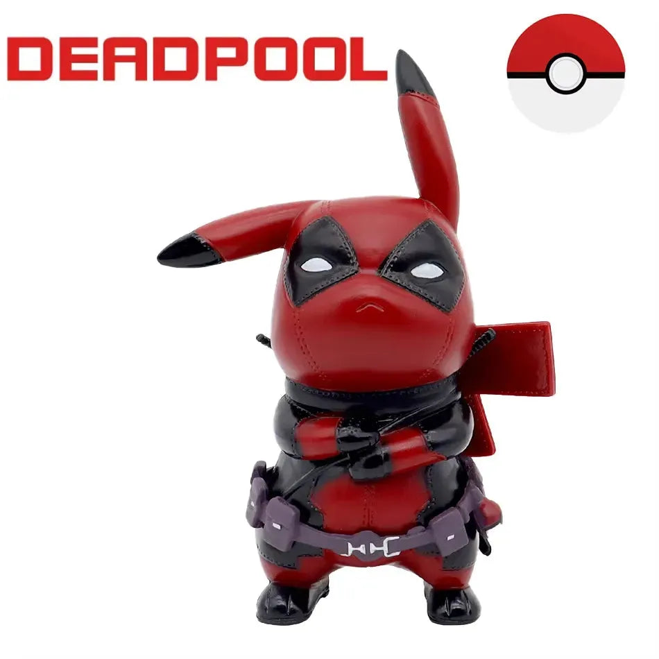 Deadpool Pikachu Action Figure (12 cm)