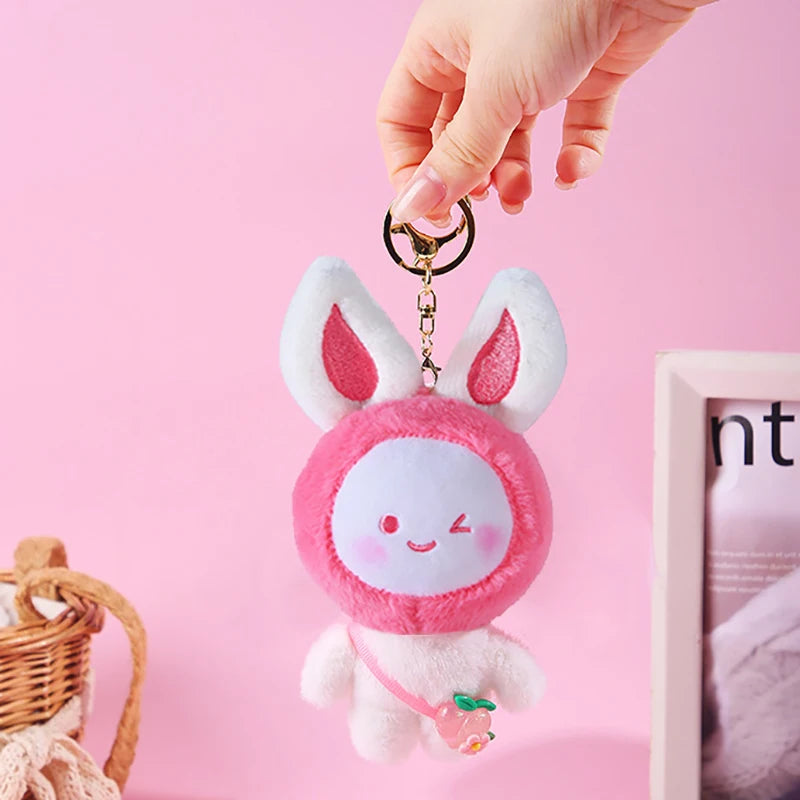 Cute Bag Bunny Plush Keychain