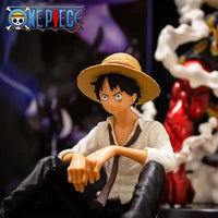 Straw Hat Luffy Sitting Action Figure (12 cm)