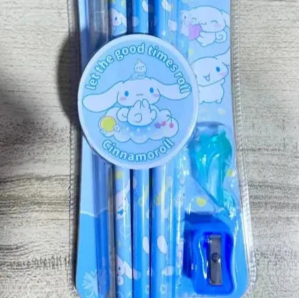 Sanrio Kawaii HB Pencil Stationery Set