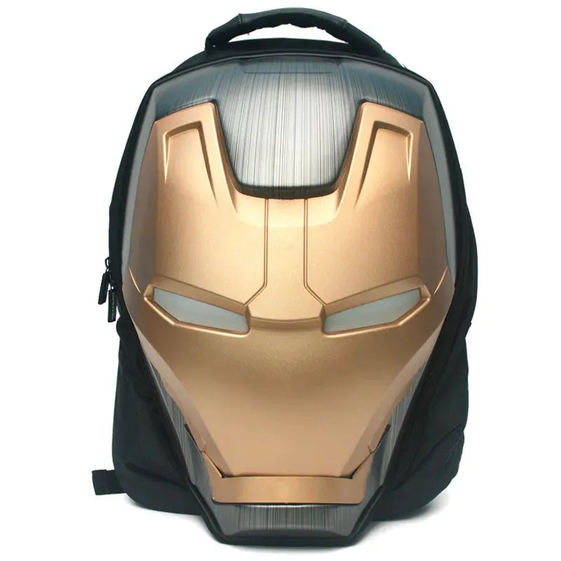 Iron Man 3D Glowing Backpack For Kids and Adults