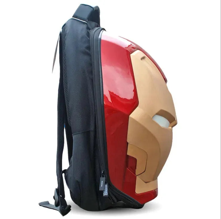 Iron Man 3D Glowing Backpack For Kids and Adults