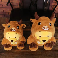 Brown Cow Cosplay Honey Bear Plush