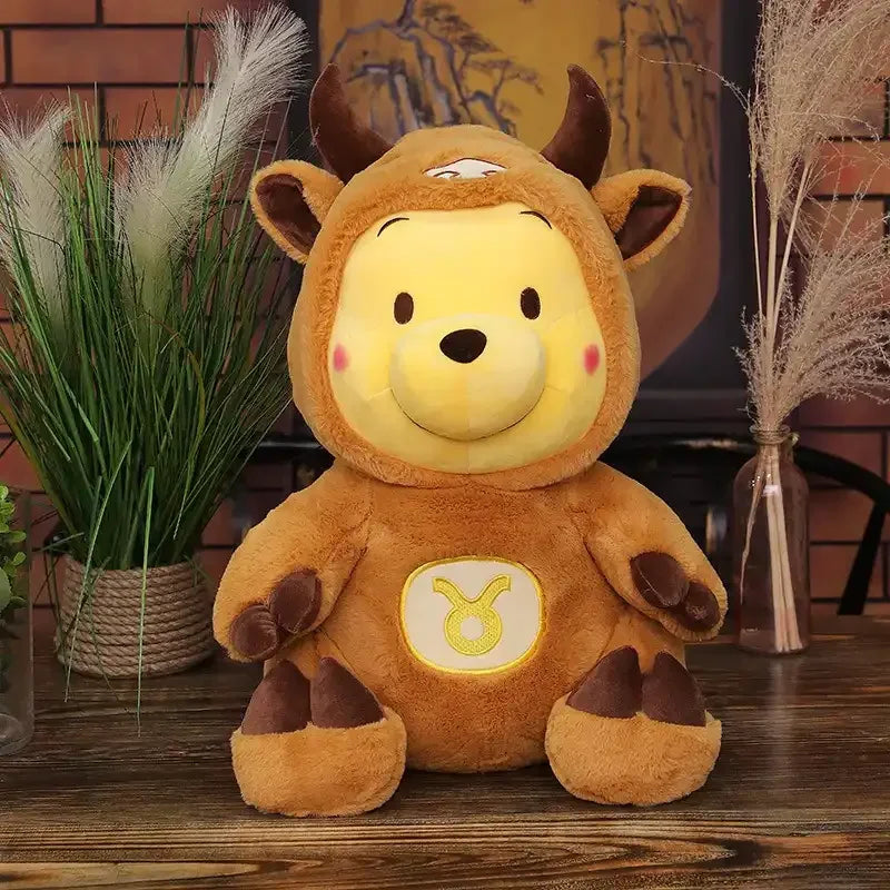 Brown Cow Cosplay Honey Bear Plush