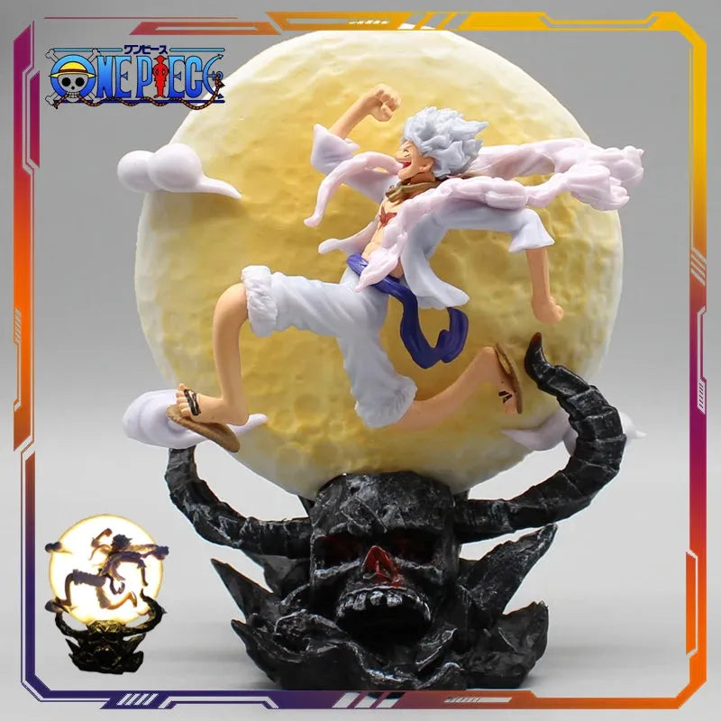 One Piece Gear 5 Glowing Lamp Luffy Figure (14 cm)