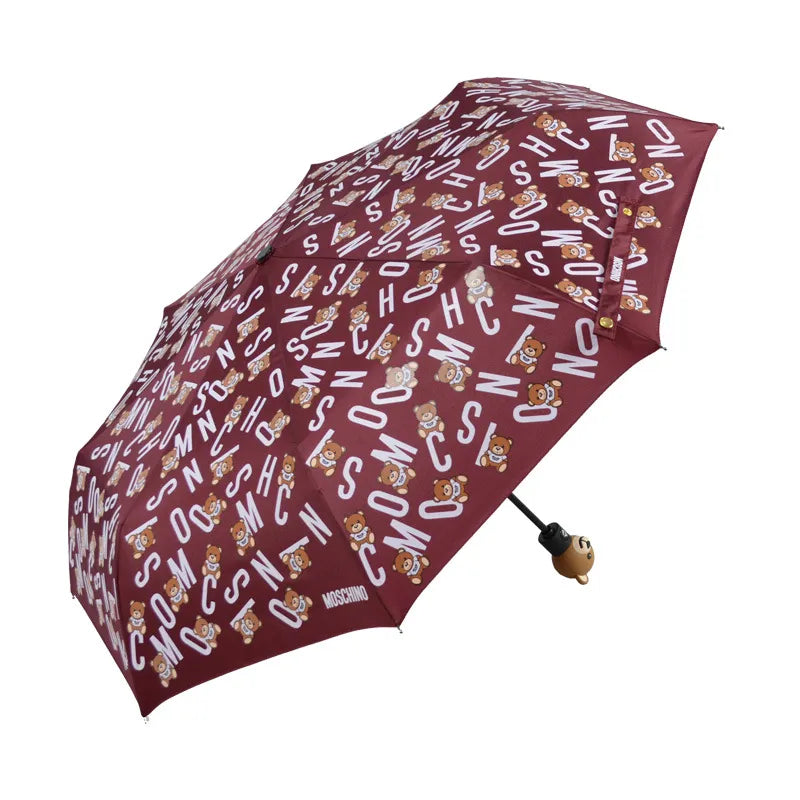 Creative Bear Handle Luxury Designer Umbrella