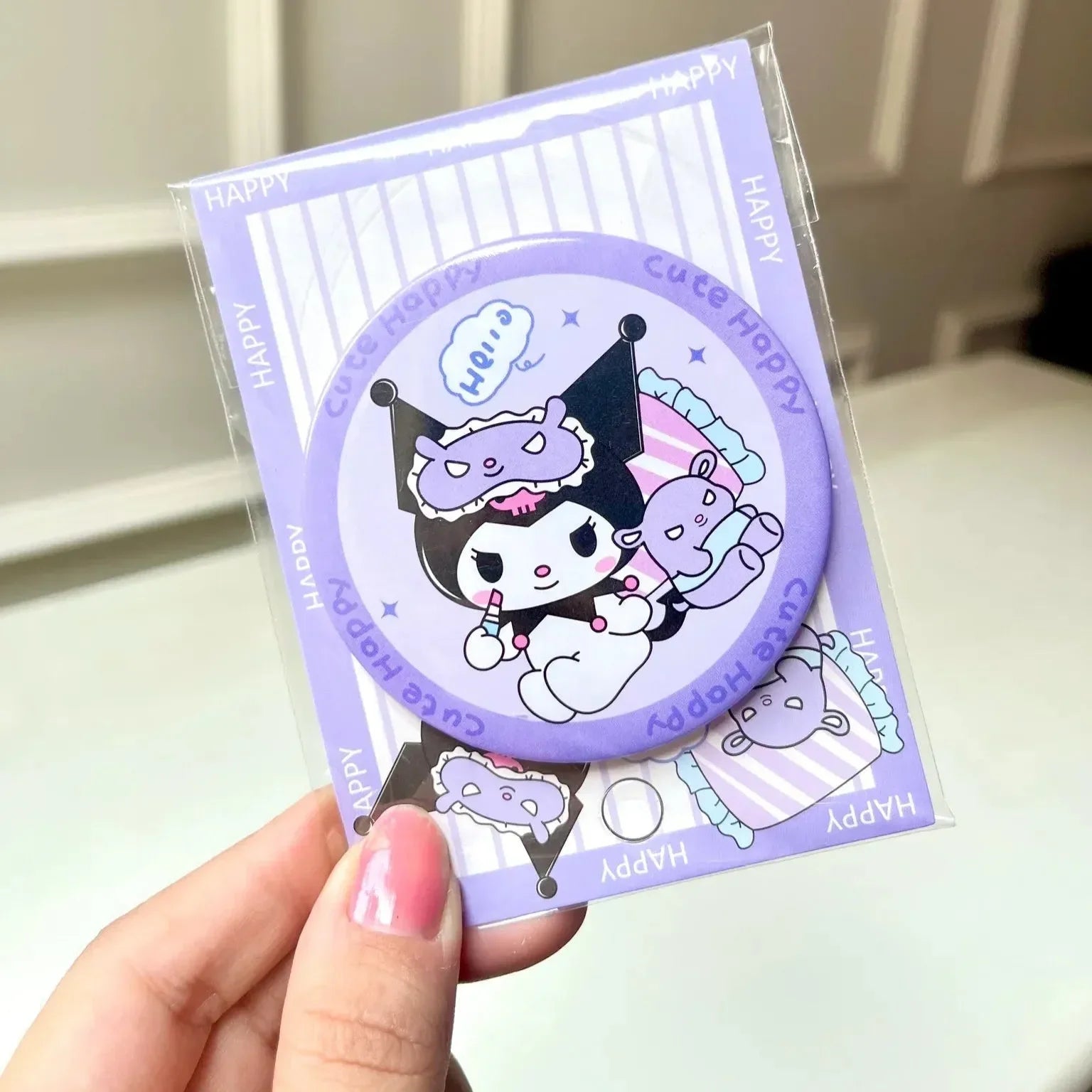 Sanliou Sparkle Pocket Makeup Mirror