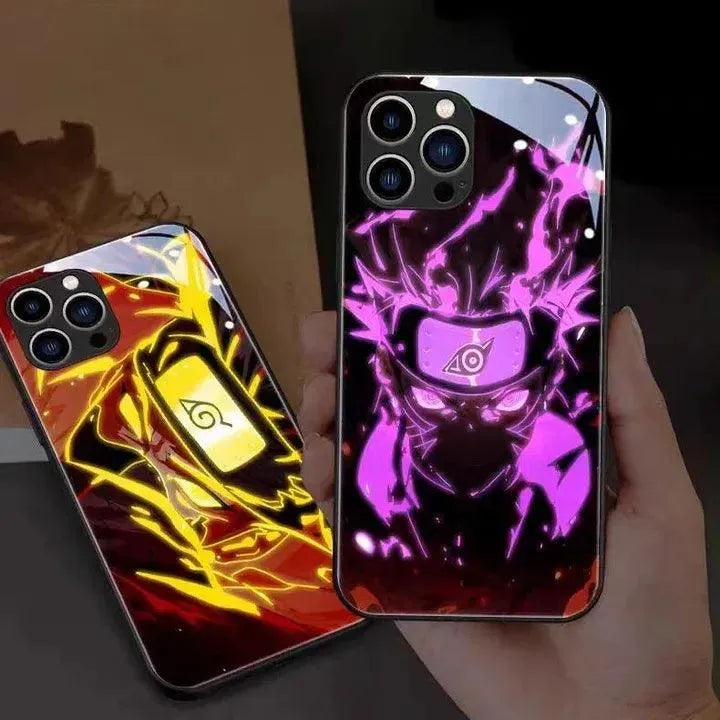 Glowing Naruto Flashing Smart LED Cover (For iPhone) - Bear Hugs