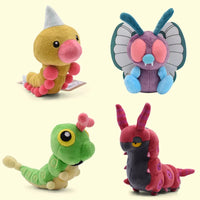 Caterpie and Weedle Pokémon Plushies (15 cm)