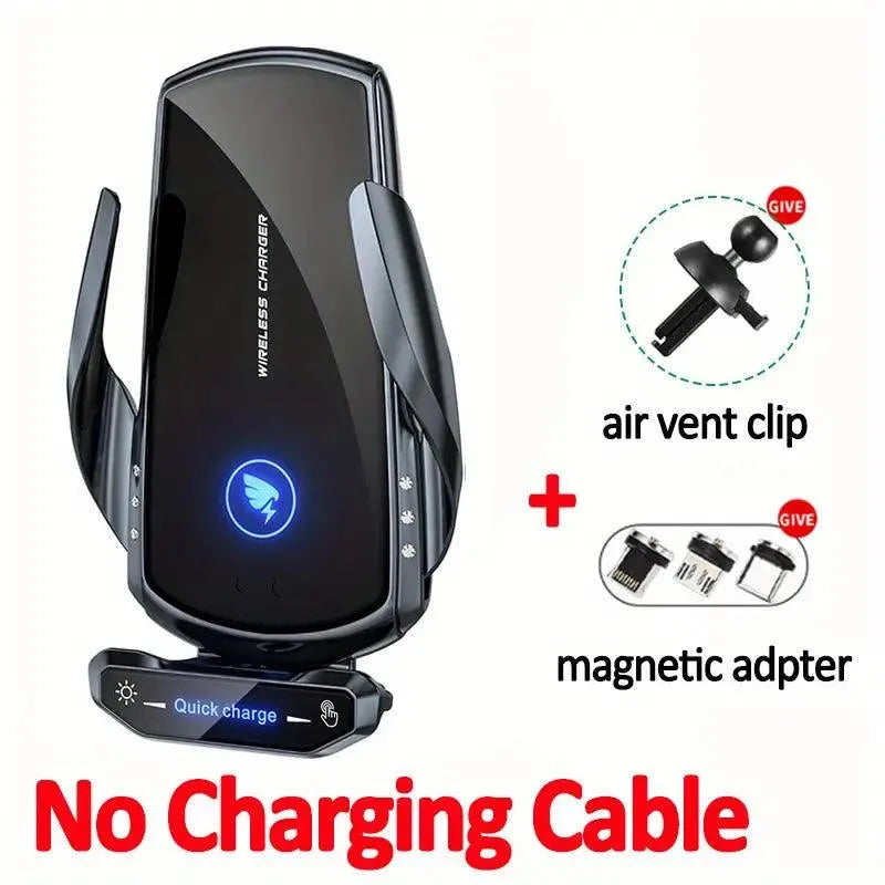 15W Fast Wireless Car Charger & Phone Holder - Bear Hugs