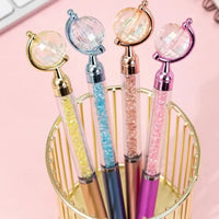 Crystal Globe Earth Ballpoint Pen