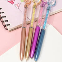 Crystal Globe Earth Ballpoint Pen