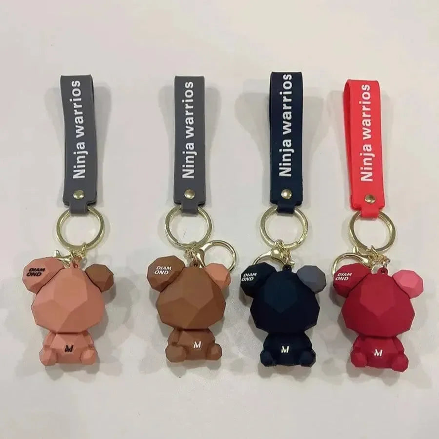 Nordic Good Luck Bear Keychain