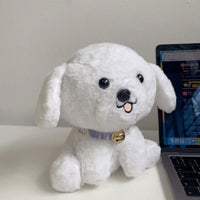 Cute Puppy Sitting Plush Toy (25 cm)